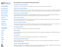 Tablet Screenshot of betcalc.com